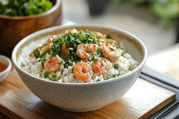 Organic cauliflower rice hot serving high resolution picture