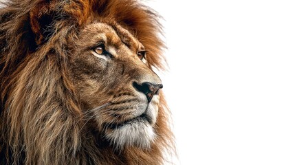 Fototapeta premium Majestic lion profile