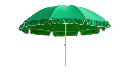 Green umbrella against black background (2)