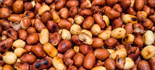 Roasted peanuts for cooking. Add flavor to food.