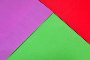 Abstract Composition with Overlapping Curved Colored Papers