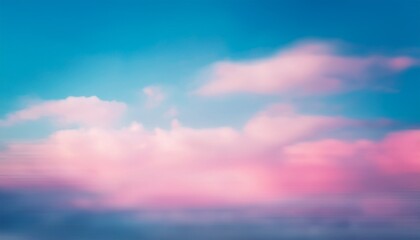 Obraz premium blurred pink and blue background with a blurry sky