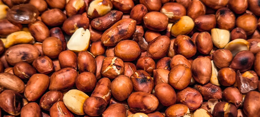 Roasted peanuts for cooking. Add flavor to food.