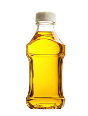 Vegetable oil bottle classic household vegetable oil container on transparent background