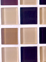 Fototapeta premium A close-up of colorful square tiles