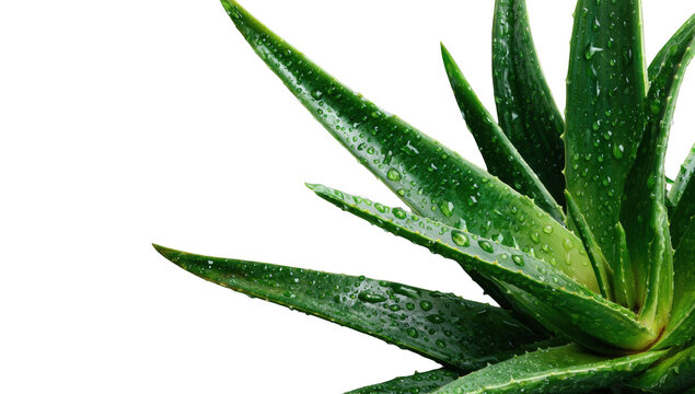Close-up of aloe vera leaves