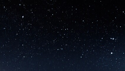Obraz premium Starry night sky, densely packed with tiny stars