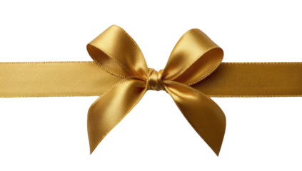 Golden ribbon bow (2)