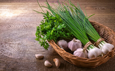 fresh herbs and spices