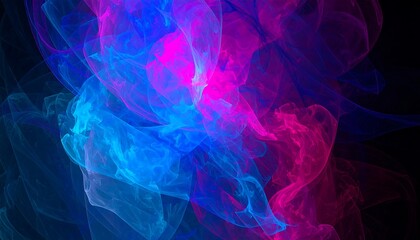 Abstract swirling vibrant colors (2)