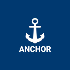 Anchor logo, nautical symbol, pirate, vector, maritime, business, adventure, company, minimalist, template, sea, marine, icon, nautical, ocean, ship, captain