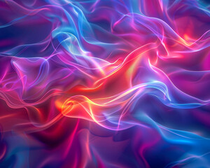 Obraz premium Abstract Colorful Flowing Forms