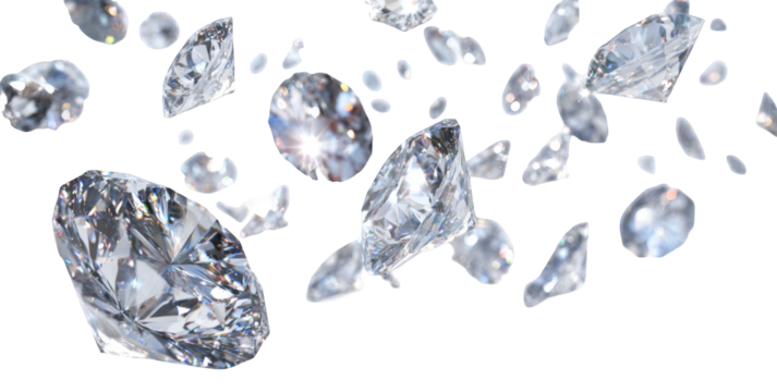 Sparkling Diamonds Shattered