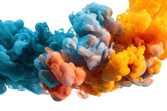 Abstract vibrant colors mixing