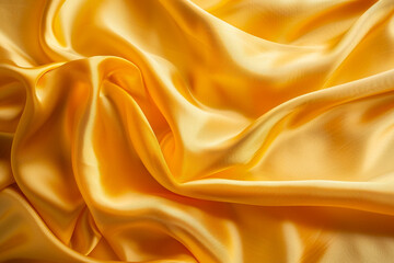 Obraz premium Luxurious Golden Silk Fabric Texture