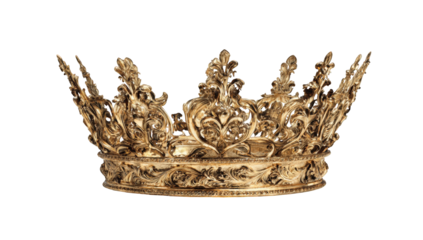 Ornate gold crown