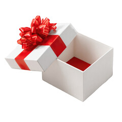 Open gift box with red ribbon (1)