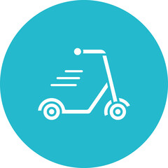 Kick Scooter Icon