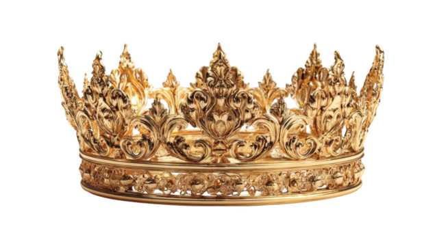 Ornate golden crown (8)