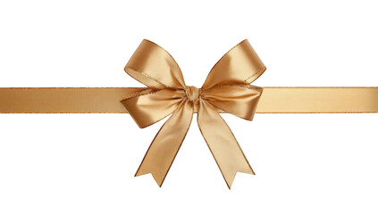 Golden ribbon bow (3)