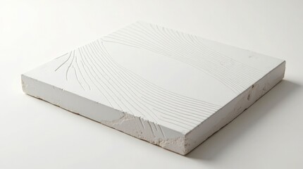 White textured surface with engraved lines image