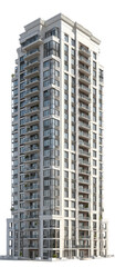 Fototapeta premium Modern high-rise residential building
