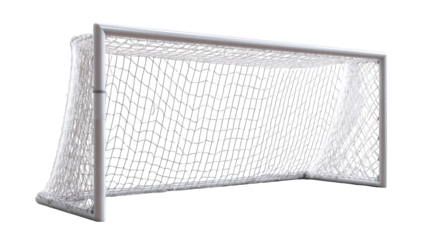 Soccer goal with net