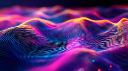Abstract Colorful Wave Patterns
