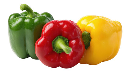 Three bell peppers in vibrant colors (1)