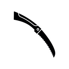 folding saw icon vector design template elegant style