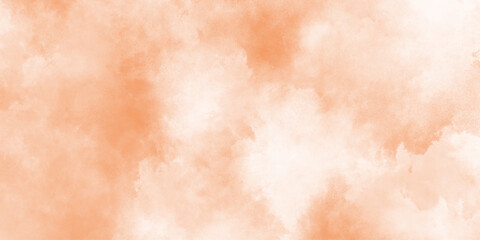Obraz premium abstract orange watercolor texture background, orange color ink stains creating an abstract effect, watercolor bleed and fringe with vibrant distressed grunge texture.