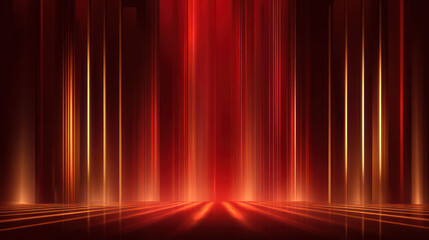 A vibrant abstract background with red and orange light streaks creating a dynamic and modern visual effect.