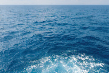 Fototapeta premium essence of ocean surface from above this aerial view reveals subtle unseen marine currents gracefully flowing below