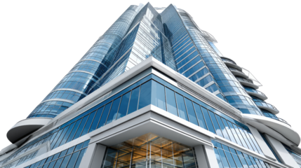 Skyward Symphony: An awe-inspiring architectural marvel, a modern skyscraper of glass and steel pierces the clouds, embodying the essence of innovation and ambition.