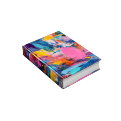 Vibrant Abstract Art Notebook Colorful Journal with Bold Paint Strokes