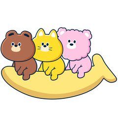 バナナボートに乗る_01