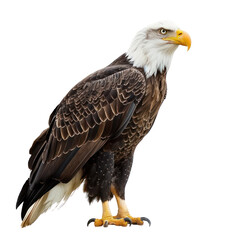 Obraz premium Eagle full body isolate on transparent background