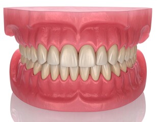 Dental Model Image, White Background