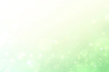 キラキラテクスチャ グリーングラデ 背景素材 光 黄緑色 幻想的 明るい 輝き 春