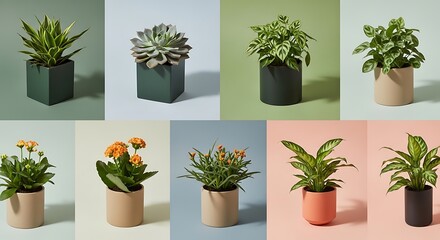 Fototapeta premium Beautiful Indoor Plants for Your Home Decor