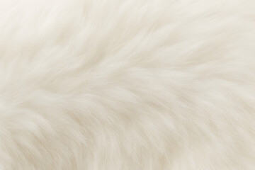 Obraz premium pure white fluffy cat fur texture, soft focus