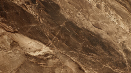 Close-up of polished marble with warm earthy veins highlighting natural stone beauty for textured wallpaper or backgrounds