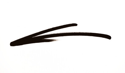 hand-drawn arrow marker isolated PNG transparent—hand-drawn brush stroke arrows on transparent background.
