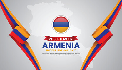Armenia independence day design illustration