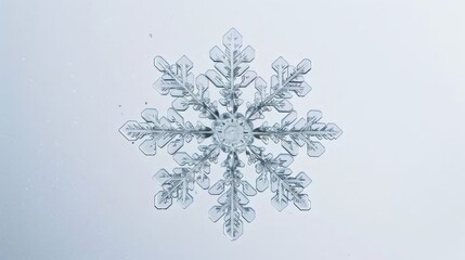 Obraz premium Close-Up of Shiny Snowflakes: Vibrant Blue Background, Abstract Frost Patterns for Winter Celebration