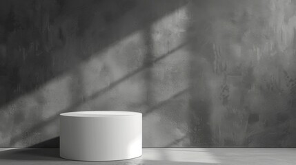 Simple Advertising Background Material: Monochrome Gradient & Fashion Elements on White Background