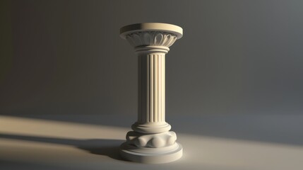 Simple Advertising Background Material: Monochrome Gradient & Fashion Elements on White Background