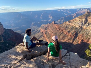 Fototapeta premium couple in the mountains