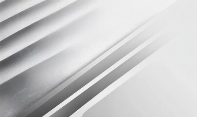 Abstract, grayscale, geometric design with diagonal lines and layered surfaces