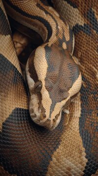 close up of a snake